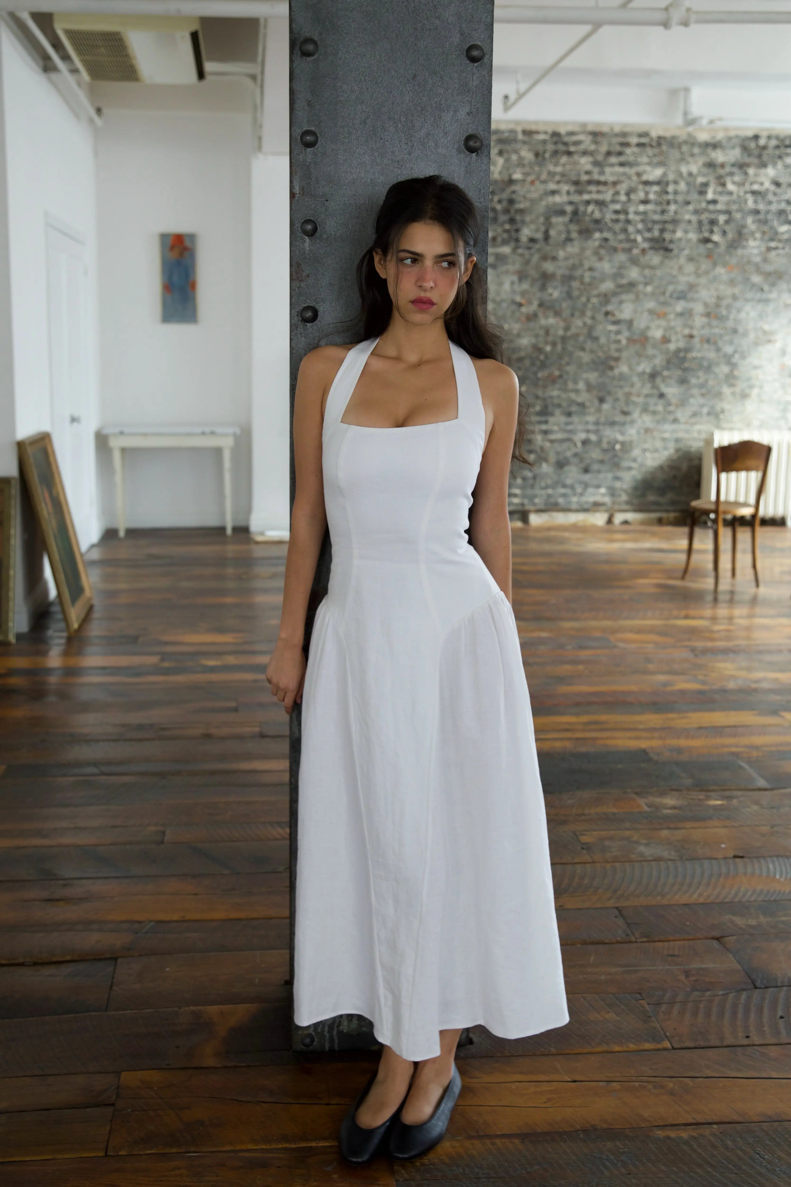 Clementine Dress in Meringue – Romi Palais
