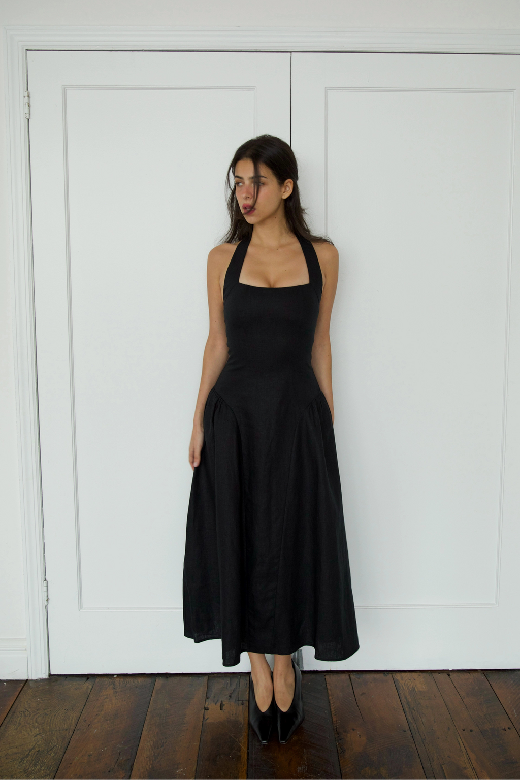 Clementine Dress in Noir