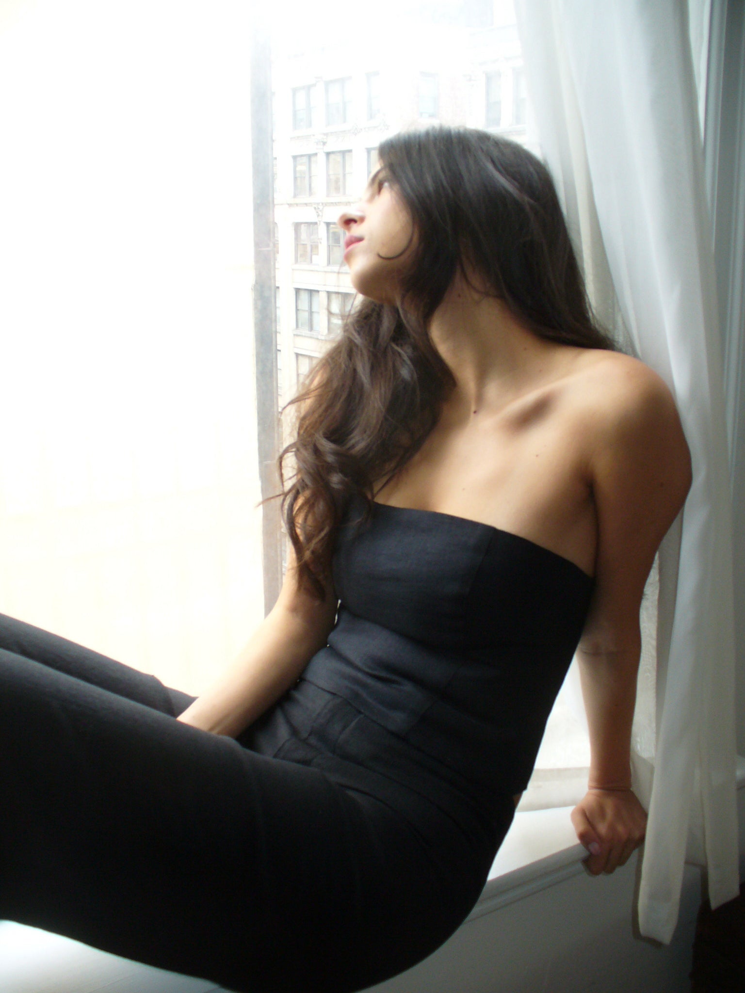 90s Top in Noir