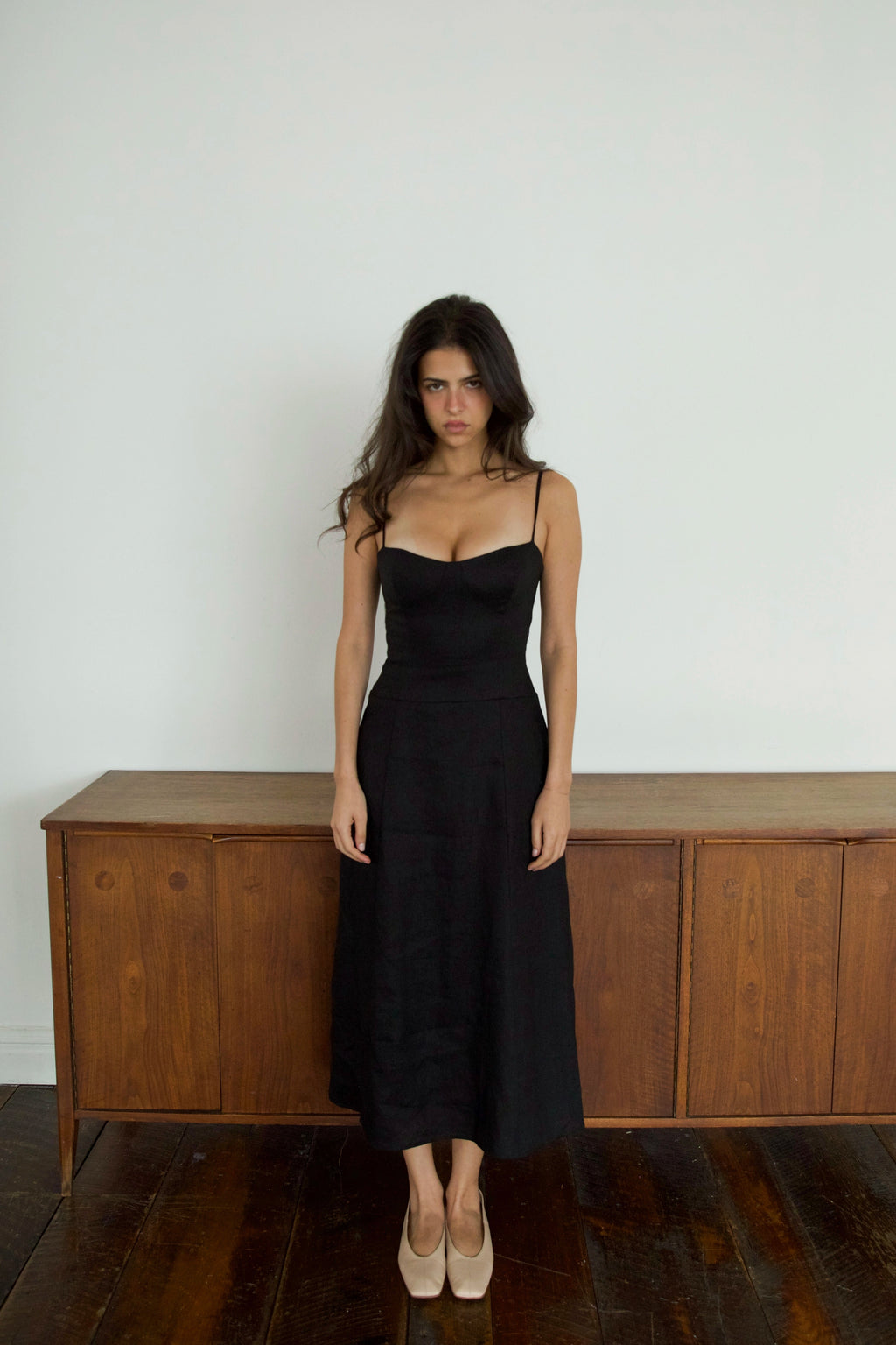 Brie Dress in Noir