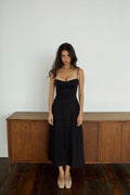 Brie Dress in Noir