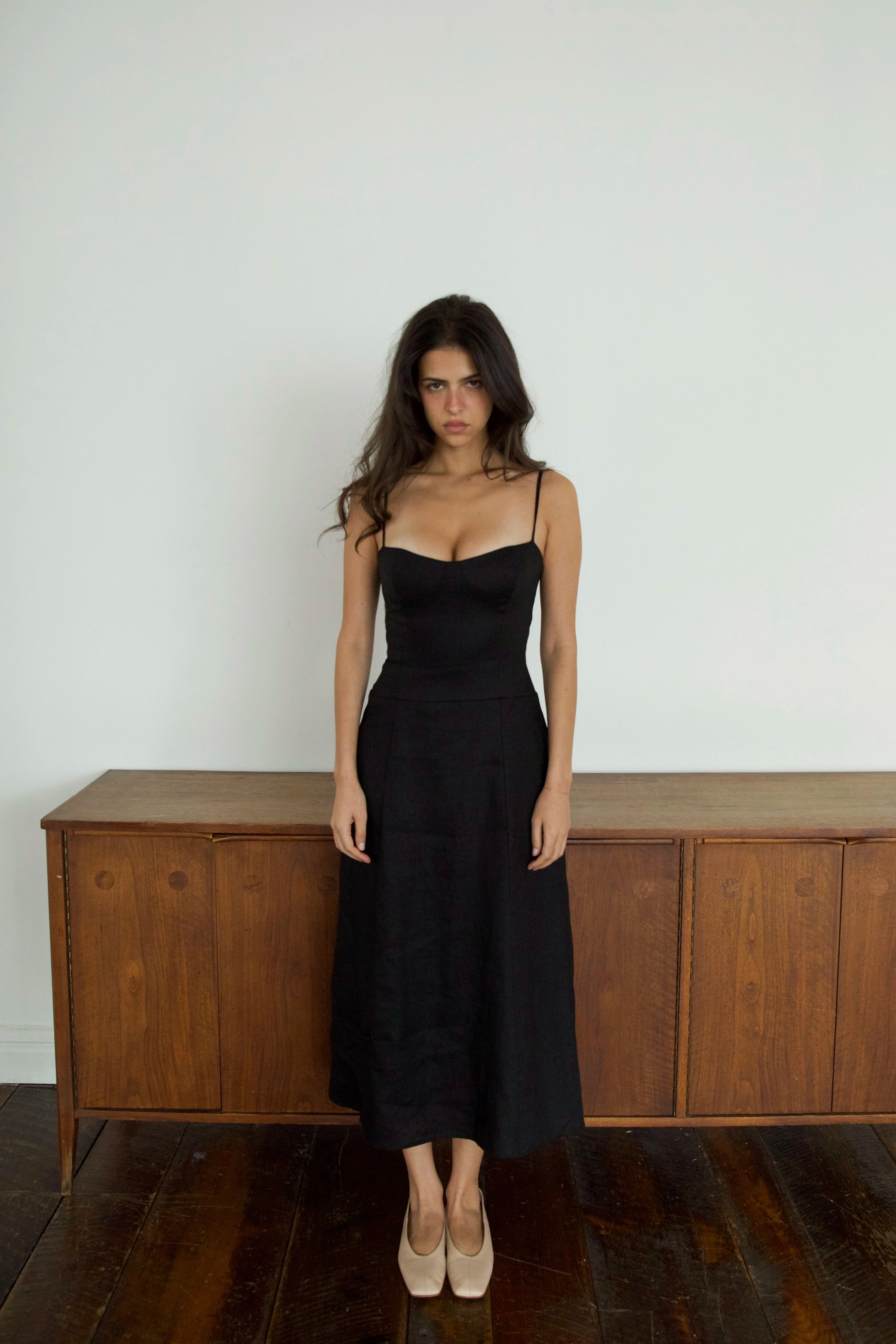 Brie Dress in Noir