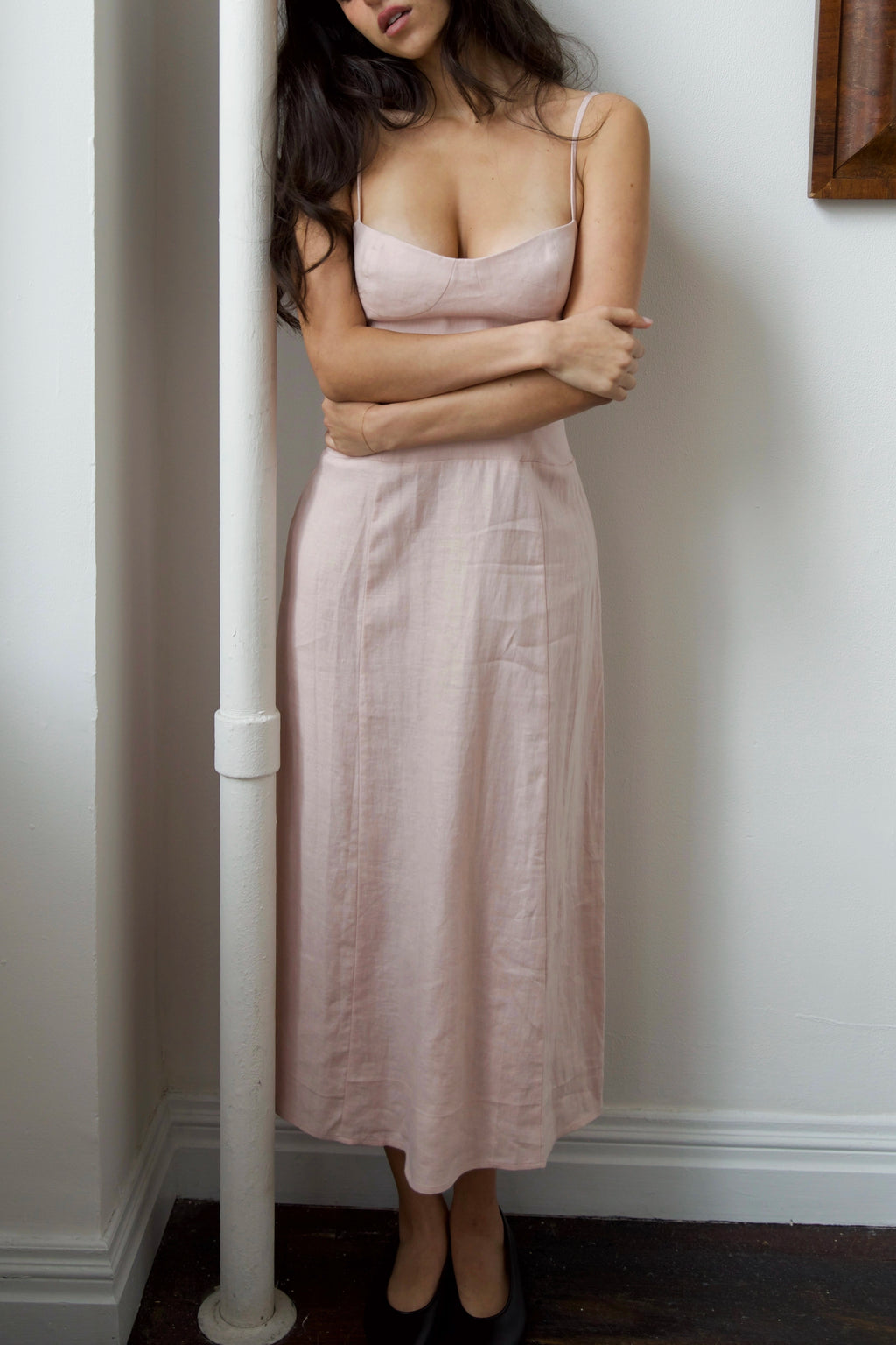 Brie Dress in French Tips