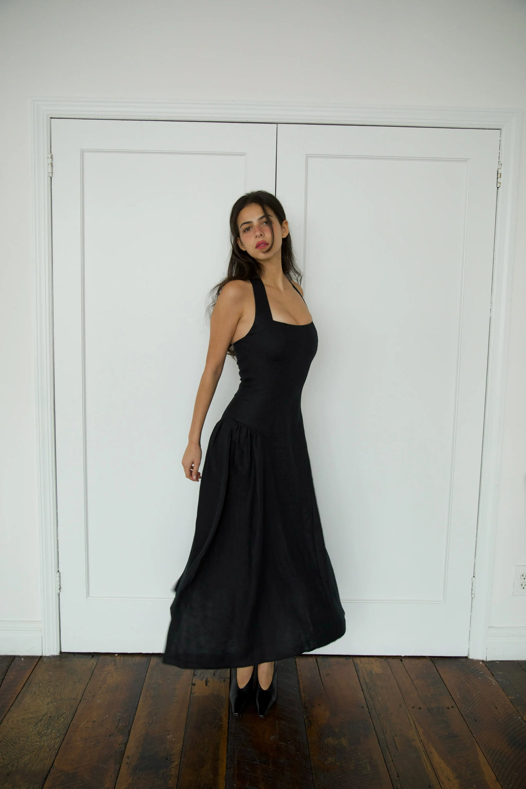 Clementine Dress in Noir