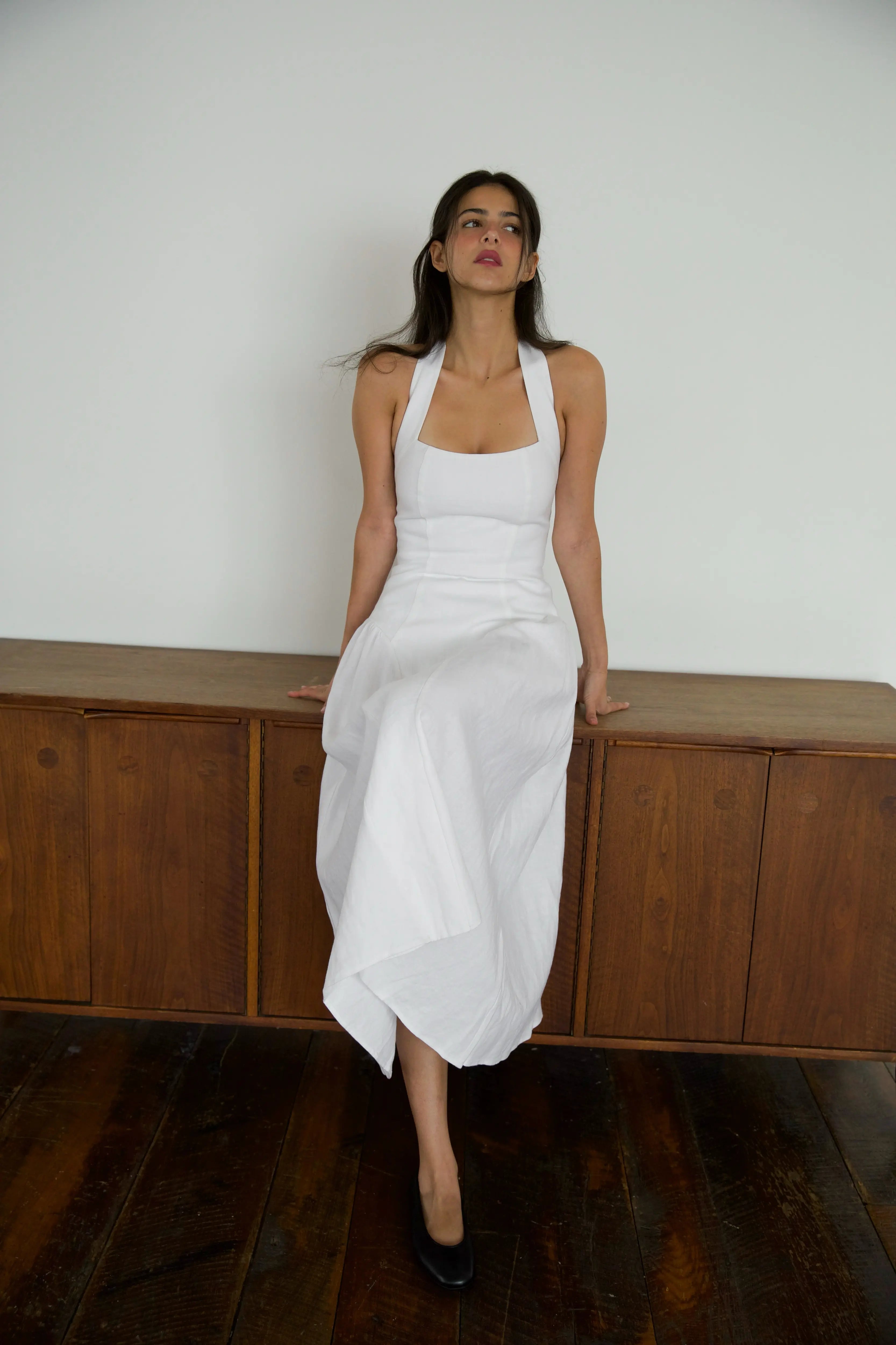 Clementine Dress in Meringue