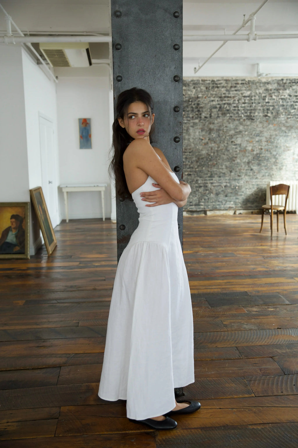 Clementine Dress in Meringue