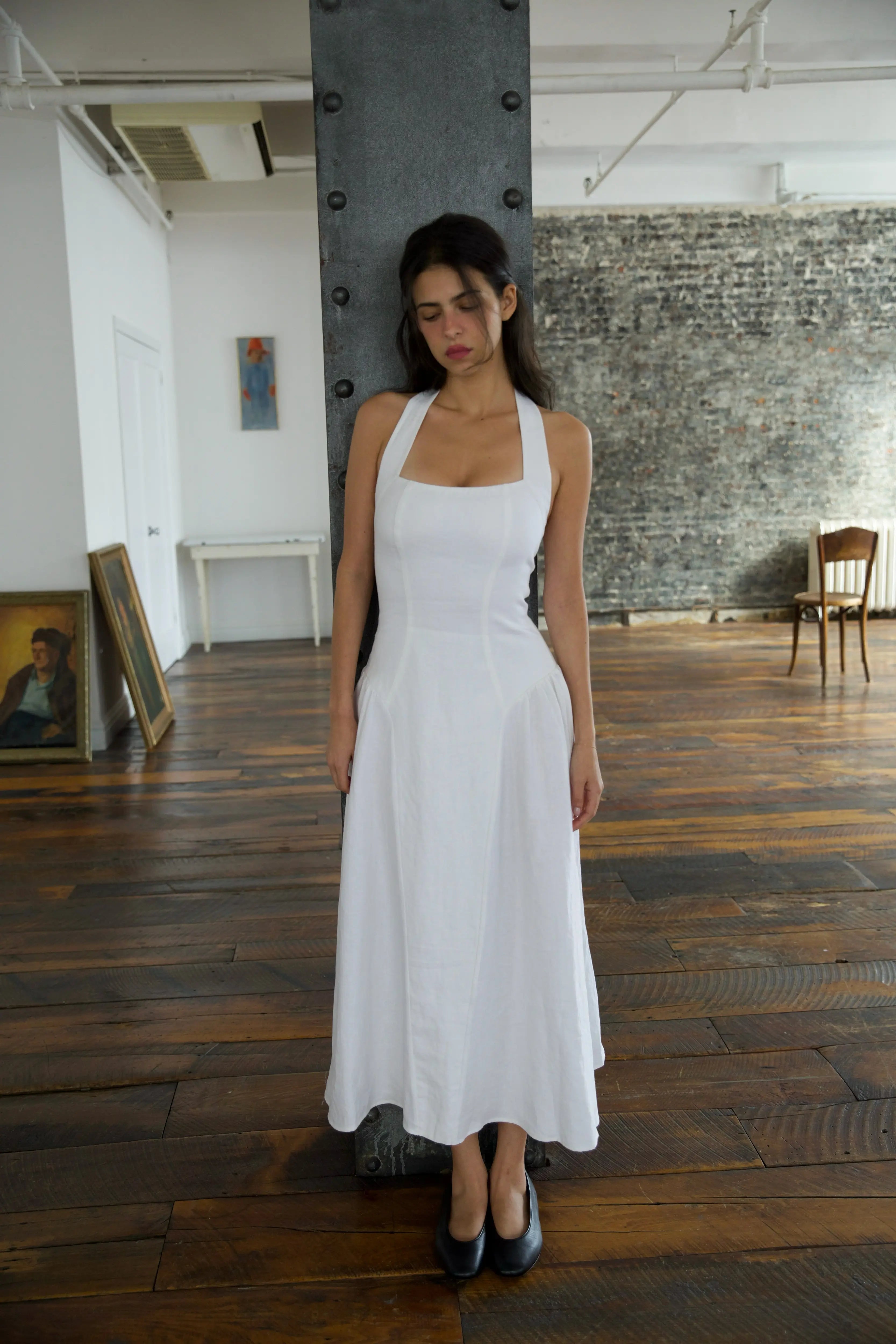 Clementine Dress in Meringue