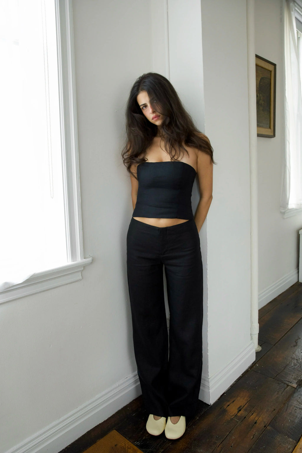 Bella Pant in Noir