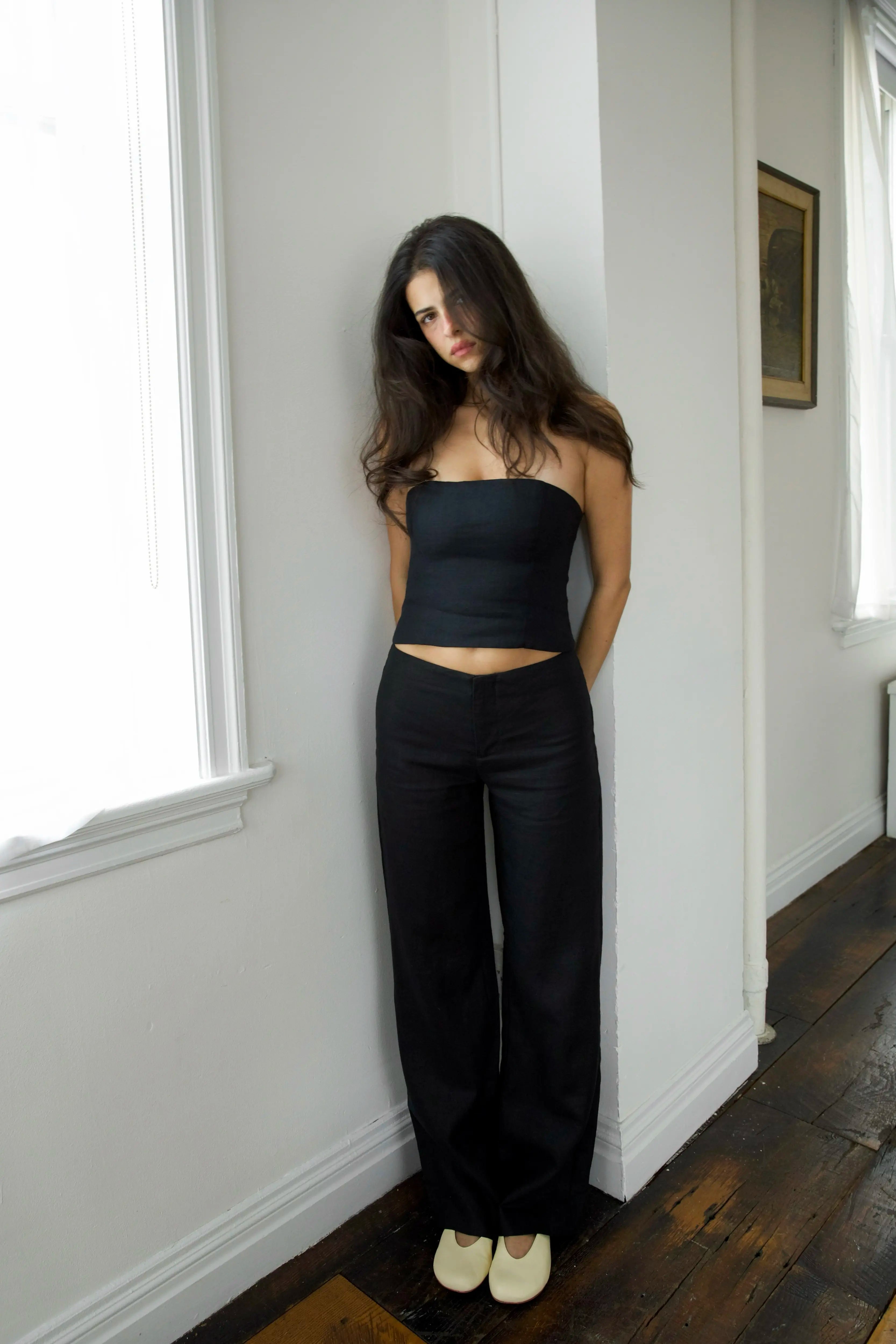 Bella Pant in Noir
