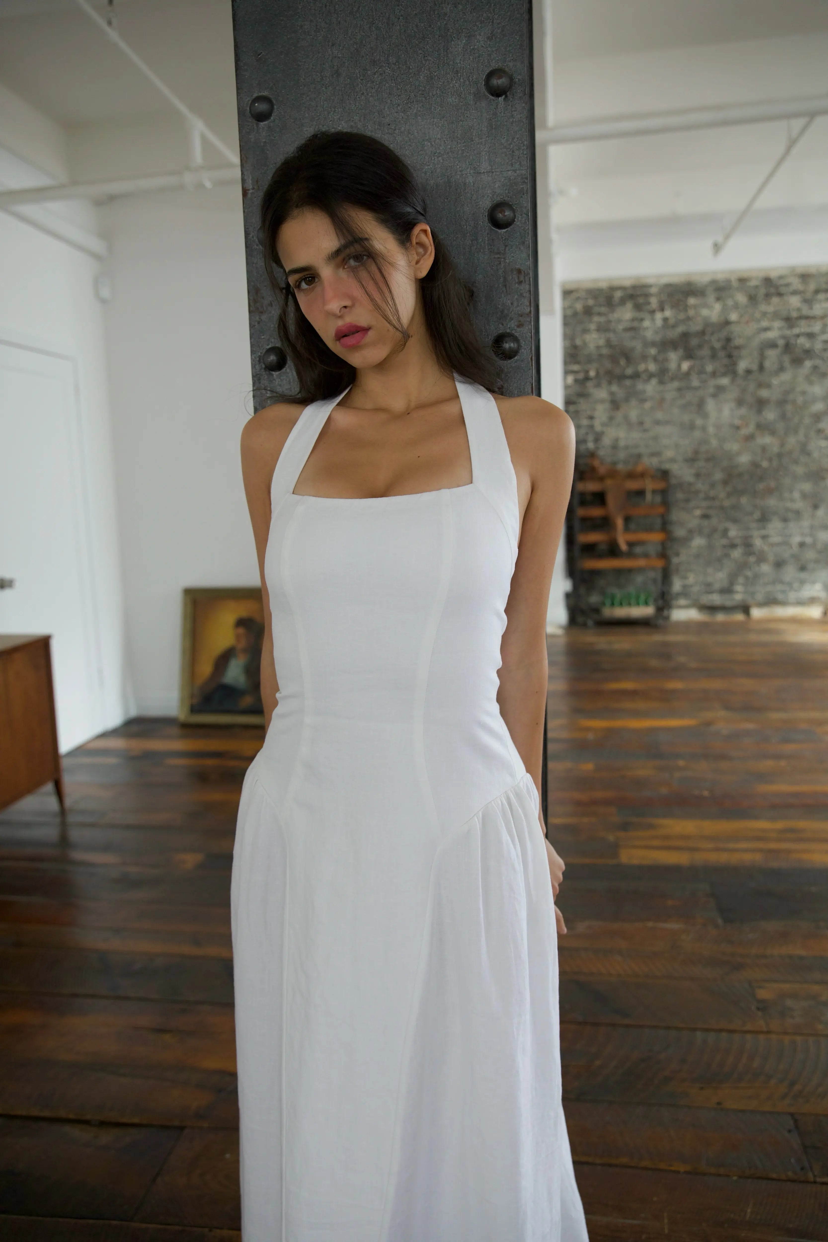 Clementine Dress in Meringue