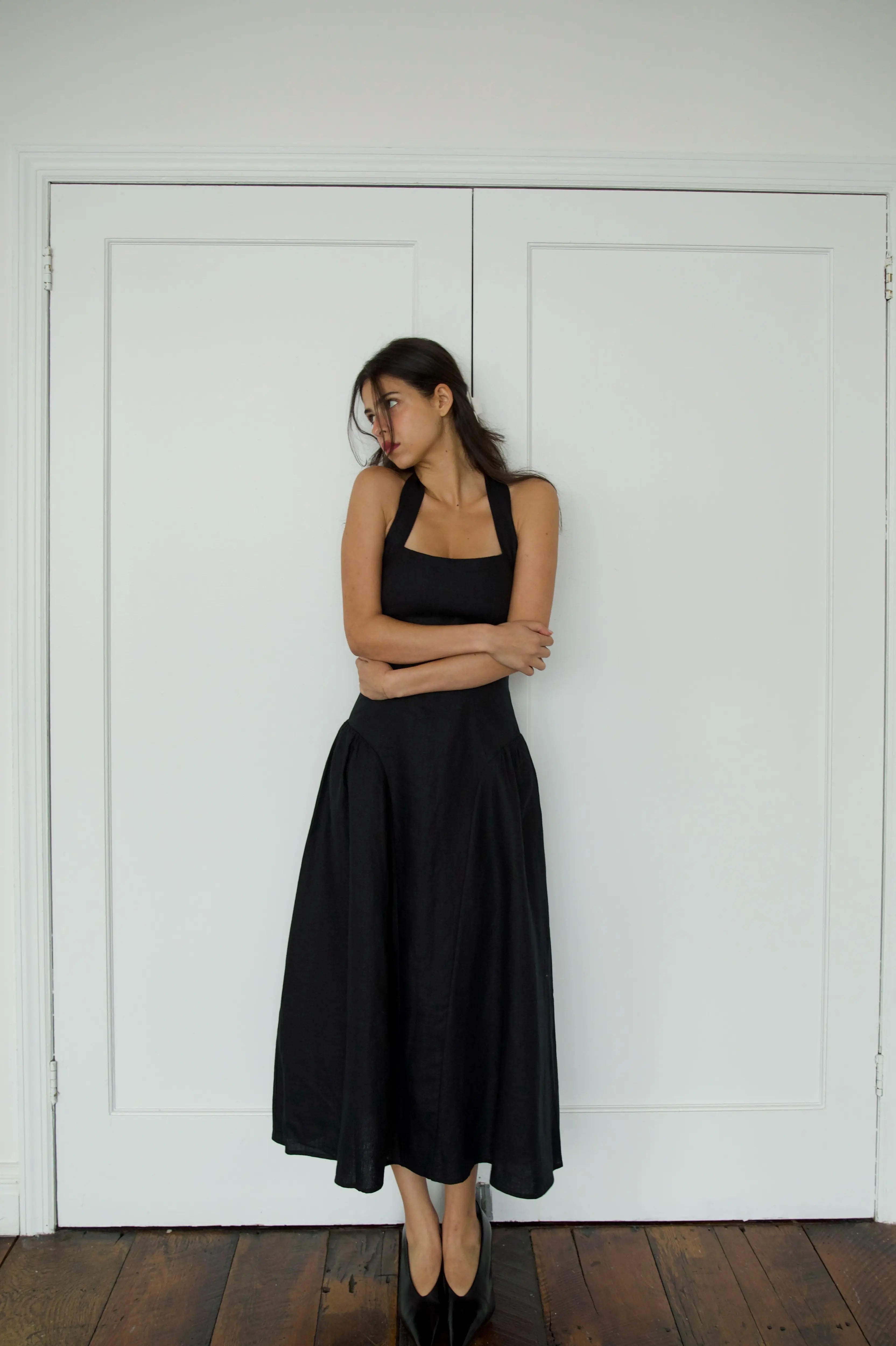 Clementine Dress in Noir